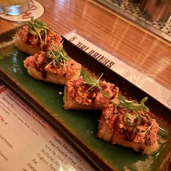 Tiki Kai - Crispy rice - Tiki Bars Near Me - Hermosa Beach, California Tiki Kai - Crispy rice - Tiki Bars Near Me - Hermosa Beach, California