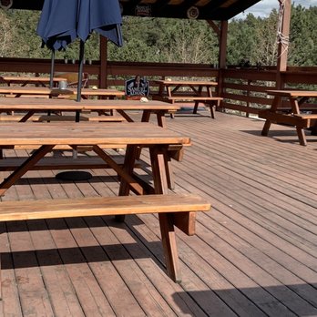 Crossroads Pub & Grill - "Super wet" deck. - Pizza Near Me - Pine, Colorado
