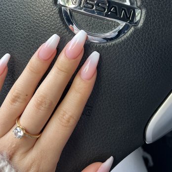 Nali Nails & Spa - Pink & White Ombre - Nail Salons Near Me - San Francisco, California Nali Nails & Spa - Pink & White Ombre - Nail Salons Near Me - San Francisco, California