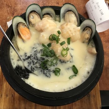 Mr Stonepot - Squid ink Seafood rice - Chinese Near Me - Chatswood, NSW