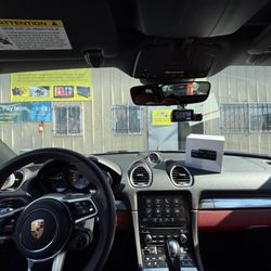 Guru Electronics Car Audio - 2024 Porsche Boxster. Dashcam professionally hardwired.