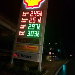 Shell - Front sign