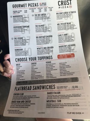 Menu photo 1 Crust Pizza Co. - Hedwig Village Houston, TX Menu photo 1 Crust Pizza Co. - Hedwig Village Houston, TX