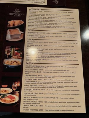 Menu photo 1 Mesa de Notte Ocala, FL Menu photo 1 Mesa de Notte Ocala, FL