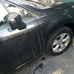 Spotless Car Wash - Waste of $$! This is a pic I took after I got the $9 wash!