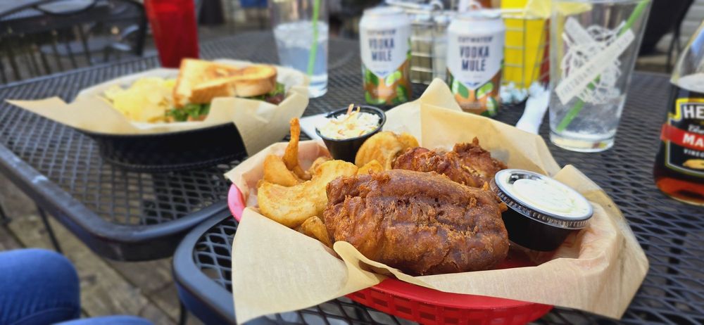 Food from Ye Olde Trail Tavern