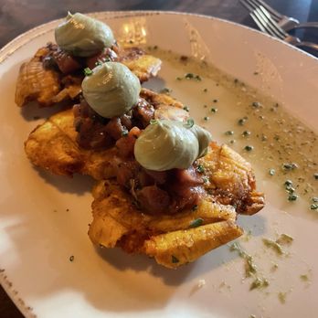 Oakhouse - Tuna poke tostones...They serve your four - too excited to eat before snapping the shot. - Wine Bars Near Me - Auburn, California Oakhouse - Tuna poke tostones...They serve your four - too excited to eat before snapping the shot. - Wine Bars Near Me - Auburn, California