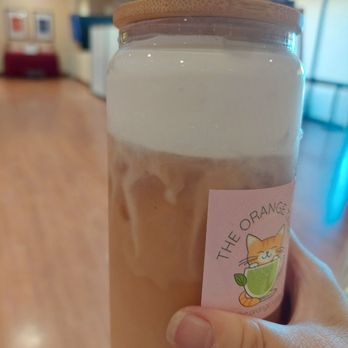 The Orange Tabby - 蜜树茶奶盖不加糖,缓缓流动的奶油非常艺术化。 - Coffee & Tea Near Me - San Jose, California The Orange Tabby - 蜜树茶奶盖不加糖,缓缓流动的奶油非常艺术化。 - Coffee & Tea Near Me - San Jose, California