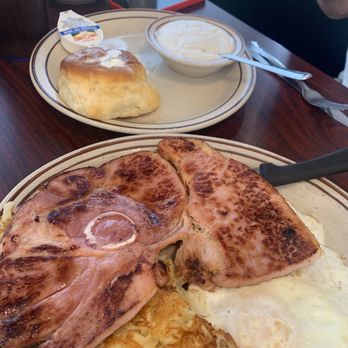 Brookside Diner - 1/2 Partial Ham Steak Breakfast - American Near Me - Tulsa, Oklahoma Brookside Diner - 1/2 Partial Ham Steak Breakfast - American Near Me - Tulsa, Oklahoma