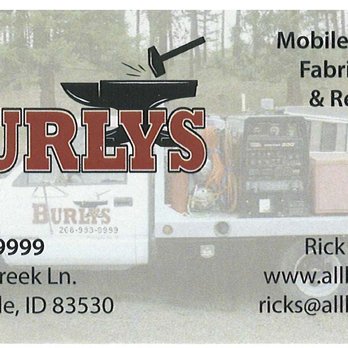 Burlys - Business card - RV Repair Near Me - Grangeville, Idaho Burlys - Business card - RV Repair Near Me - Grangeville, Idaho