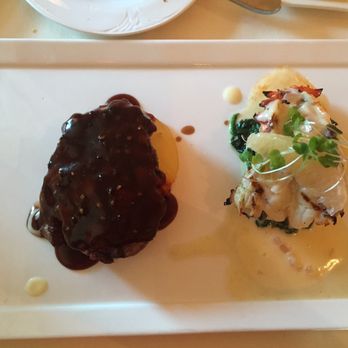 Le Yaca - My husband ordered beef and lobster - French Near Me - Williamsburg, Virginia