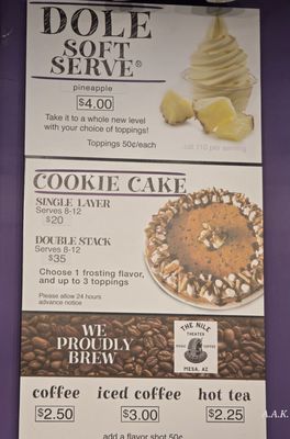 Menu photo 1 Cinnaholic Mesa, AZ