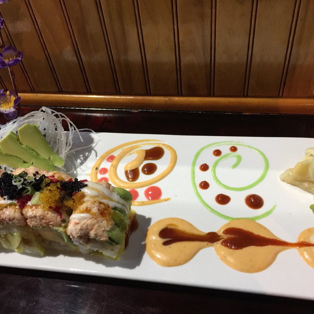 Hinode - Golden Lobster Roll, one of the chefs signature rolls - Japanese Near Me - Oviedo, Florida