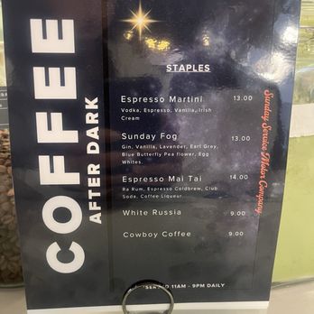 Sunday Service Motor - Menu - Coffee & Tea Near Me - Albuquerque, New Mexico