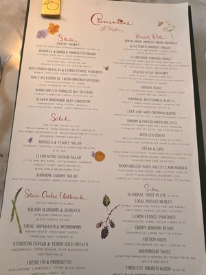Menu photo 5 Clementine Yountville, CA