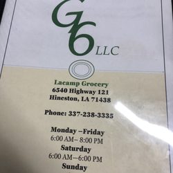 G6 Lacamp Grocery