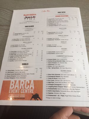 Menu photo 5 Barcelona Tavern Calgary, AB