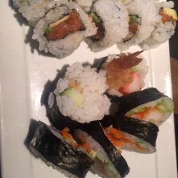 Sekisui Pacific Rim - Spicy tuna (top) $6 and some other roll $10 - Sushi Bars Near Me - Memphis, Tennessee