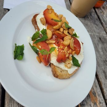 Tatte Bakery & Cafe | Pier 4 - Peach and ricotta toast - Coffee & Tea Near Me - Boston, Massachusetts Tatte Bakery & Cafe | Pier 4 - Peach and ricotta toast - Coffee & Tea Near Me - Boston, Massachusetts
