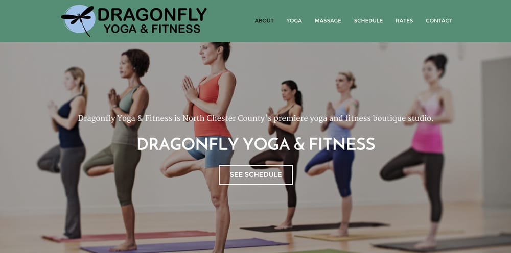 Dragonfly Yoga & Fitness Logo