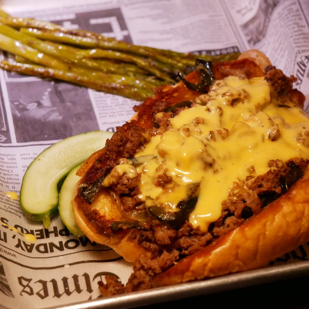Audacity British Style Pub - Roasted Poblano Steak & Cheese - Pubs Near Me - Manchester, Connecticut