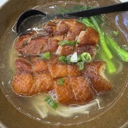 Roasted Duck Lai Fun Soup ($11) Roasted Duck Lai Fun Soup ($11)