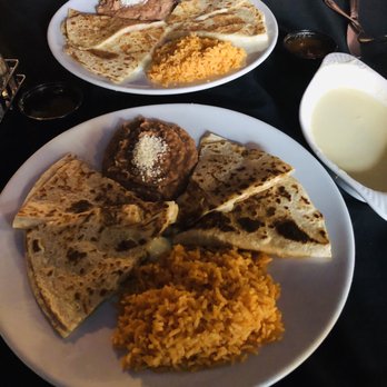 La Providencia Mexican Restaurant - Grilled chicken and shrimp quesadillas, rice and beans with a large queso dip - Mexican Near Me - Gretna, Louisiana
