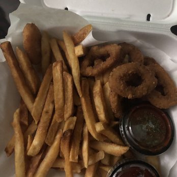 Spacebar - Gross "Calamari with fries" all fries hardly any calamari - Coffee & Tea Near Me - La Mesa, California