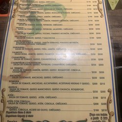 La Termita - Menu
