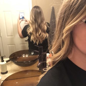 Rose Hair Studio - After about 4 sessions of balayage. Started with a deep brown - Hair Salons Near Me - Goodyear, Arizona
