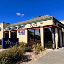 Travis Credit Union - Our Peabody branch on a sunny day!