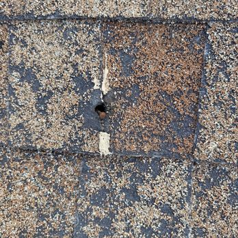 Angels Roofing - Nail that created a hole in the roof. - Roofing Near Me - Ramona, California Angels Roofing - Nail that created a hole in the roof. - Roofing Near Me - Ramona, California