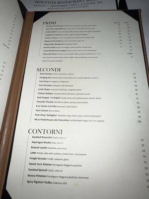 Menu photo 6 La Griglia Houston, TX Menu photo 6 La Griglia Houston, TX