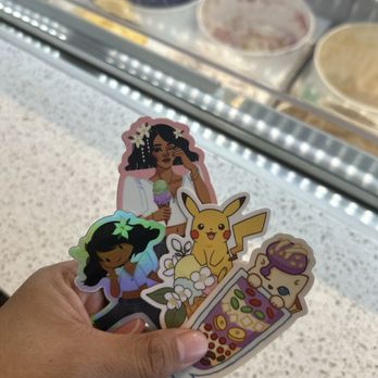 Sampaguita - Some of the stickers we bought! - Ice Cream & Frozen Yogurt Near Me - Orlando, Florida Sampaguita - Some of the stickers we bought! - Ice Cream & Frozen Yogurt Near Me - Orlando, Florida