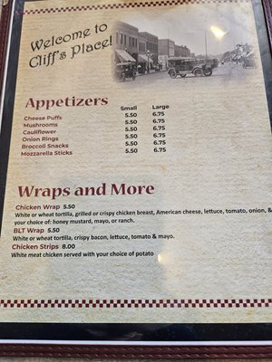 Menu photo 2 Cliffs Place Manning, IA