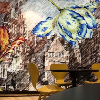 Inntel Hotels Amsterdam Centre - Mural in the lounge. - Hotels Near Me - Amsterdam, New Hampshire Inntel Hotels Amsterdam Centre - Mural in the lounge. - Hotels Near Me - Amsterdam, New Hampshire