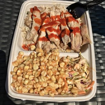 KOBUNGA - Chicken, brown rice, corn, coleslaw - Korean Near Me - Los Angeles, California