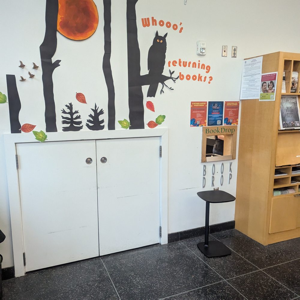 Eva Perry Regional Library - Inside book return drop off - Libraries Near Me - Apex, North Carolina