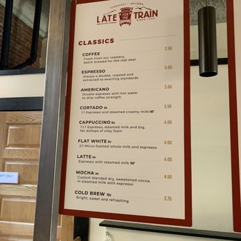 Late For the Train - Coffee & Tea Near Me - Flagstaff, Arizona