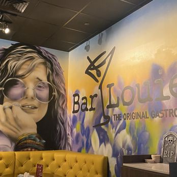 Bar Louie- Round Rock - Mural of Janis Joplin - Bars Near Me - Round Rock, Texas Bar Louie- Round Rock - Mural of Janis Joplin - Bars Near Me - Round Rock, Texas