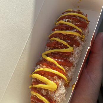 Two Hands Corn Dogs - Spicy / sweet  Dog - Hot Dogs Near Me - Houston, Texas