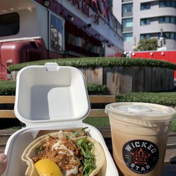 KoJa Kitchen SF Spark - Braised Pork Taco and coffee from Wicked Star - Korean Near Me - San Francisco, California KoJa Kitchen SF Spark - Braised Pork Taco and coffee from Wicked Star - Korean Near Me - San Francisco, California