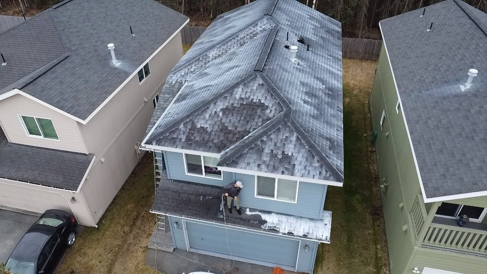 Slide of Greener Shingles Alaska