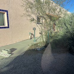 Tombstone Territories Rv Park - The entrance to the Rec center, office and pool.