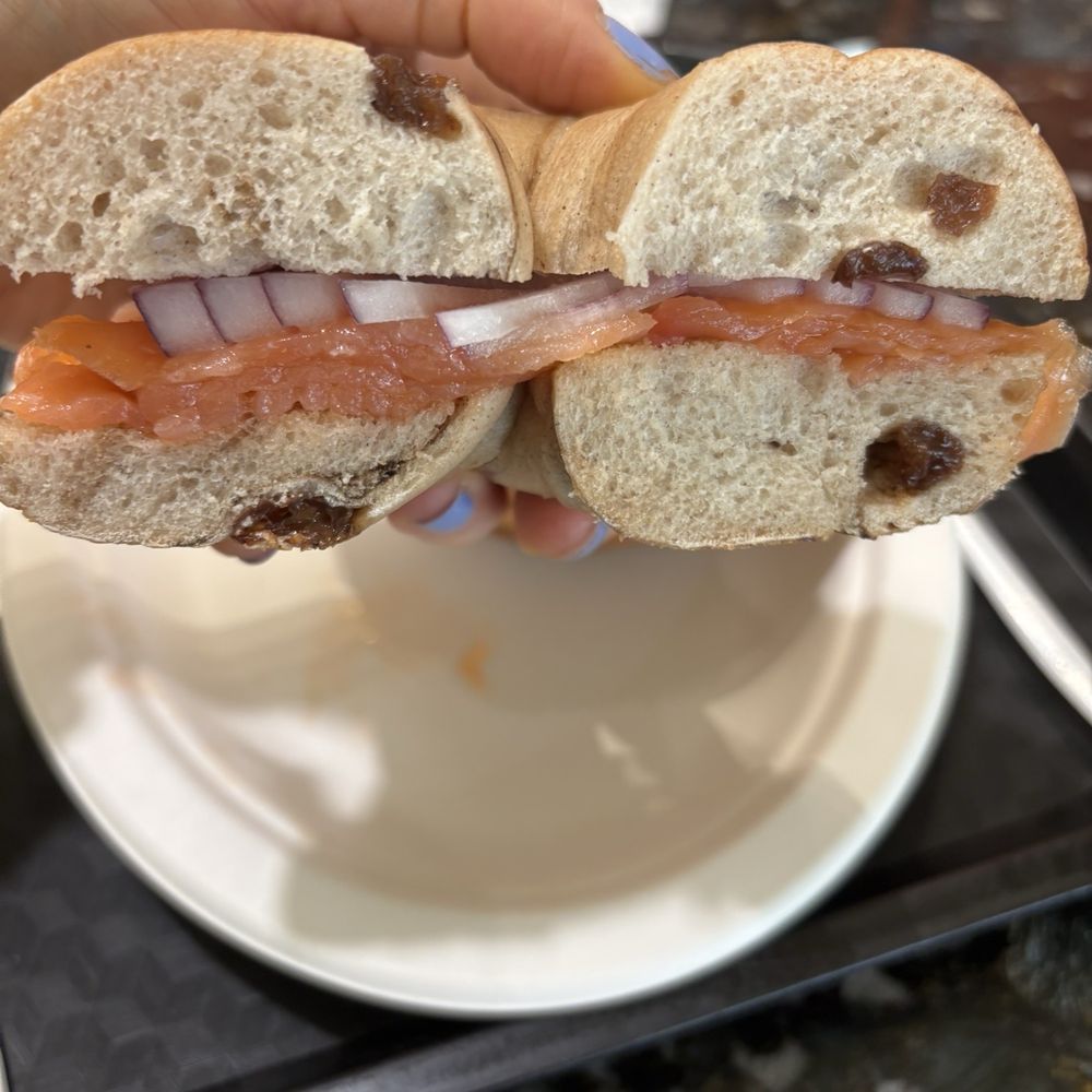 Bagel Plaza - 7/12/25. Good bagel but skimpy lox! - Bagels Near Me - Merrick, New York Bagel Plaza - 7/12/25. Good bagel but skimpy lox! - Bagels Near Me - Merrick, New York