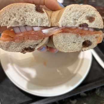 Bagel Plaza - 7/12/25. Good bagel but skimpy lox! - Bagels Near Me - Merrick, New York Bagel Plaza - 7/12/25. Good bagel but skimpy lox! - Bagels Near Me - Merrick, New York