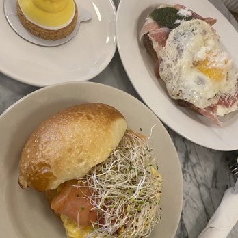 Tatte Bakery & Cafe | South Boston - Smoked Salmon avocado egg sandwich Passionfruit Crembo Prosciutto & fried egg sandwich - Bakeries Near Me - Boston, Massachusetts Tatte Bakery & Cafe | South Boston - Smoked Salmon avocado egg sandwich Passionfruit Crembo Prosciutto & fried egg sandwich - Bakeries Near Me - Boston, Massachusetts