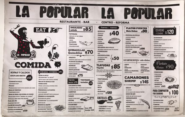 Menu photo 6 La Popular Oaxaca, OAX Menu photo 6 La Popular Oaxaca, OAX