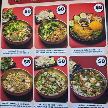 Grandpa's Kitchen - Grill Bar 168 - Happy Hour Menu as of 07/24/26 - Vietnamese Near Me - Garden Grove, California
