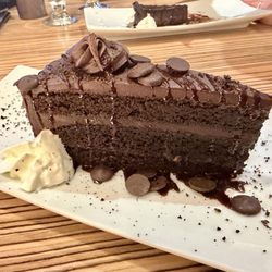 Chopps Italian Steakhouse & Bar - Triple chocolate cake